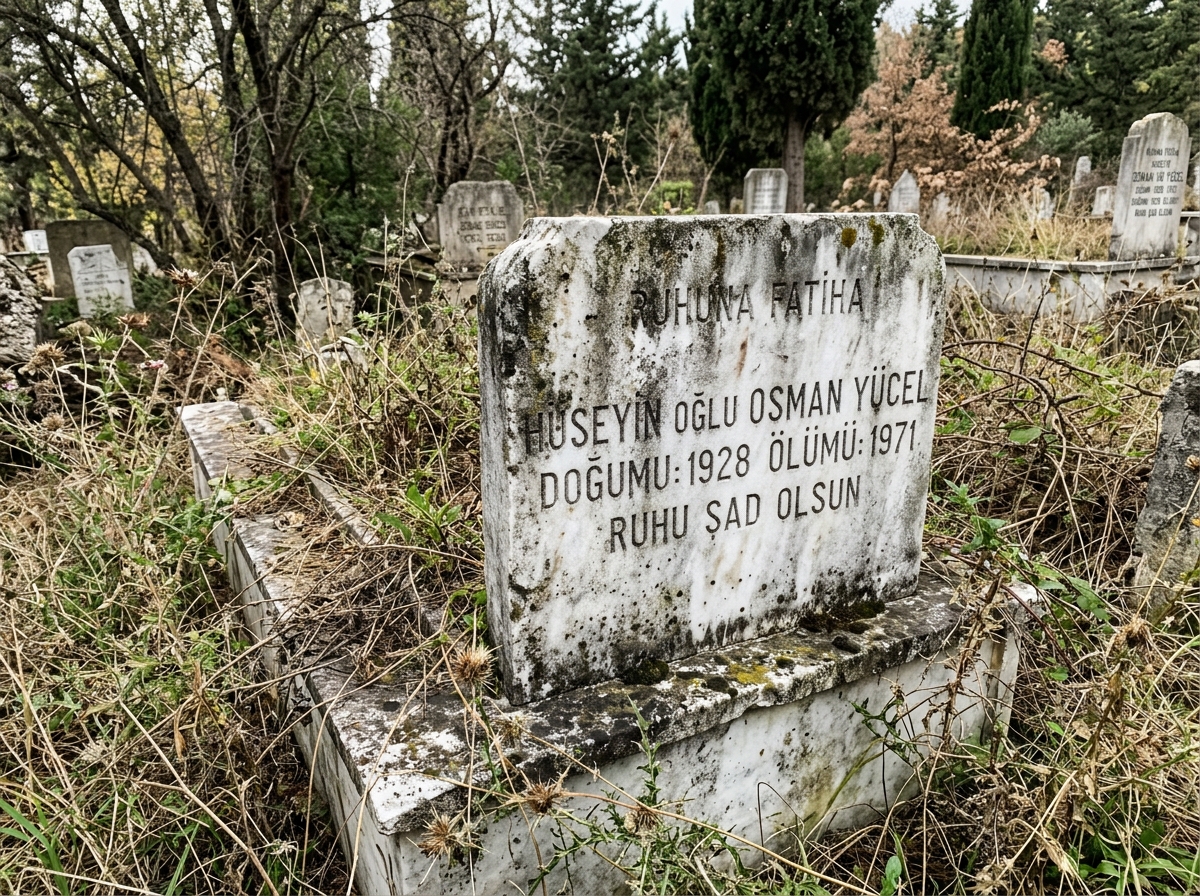 Temizlik Öncesi Bakımsız Mezar
